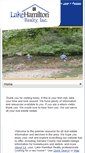 Mobile Screenshot of lakehamiltonrealty.com